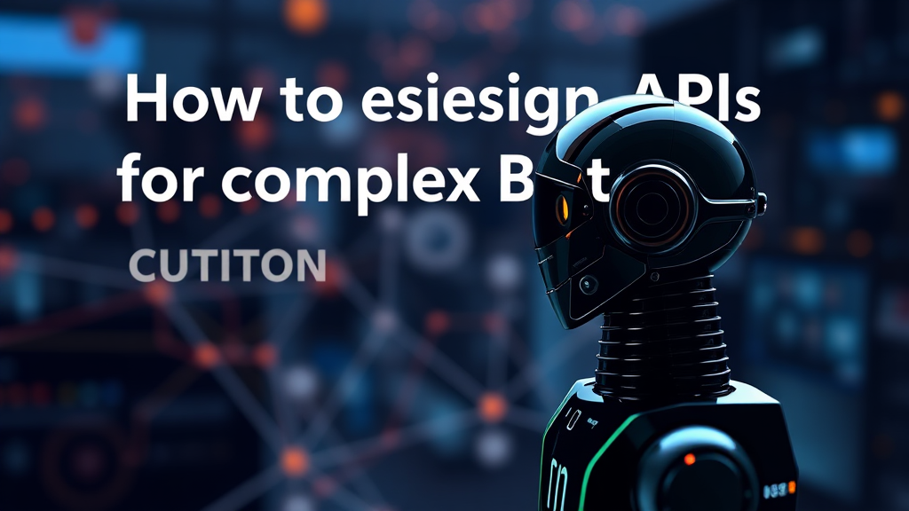 How To Design Apis For Complex
